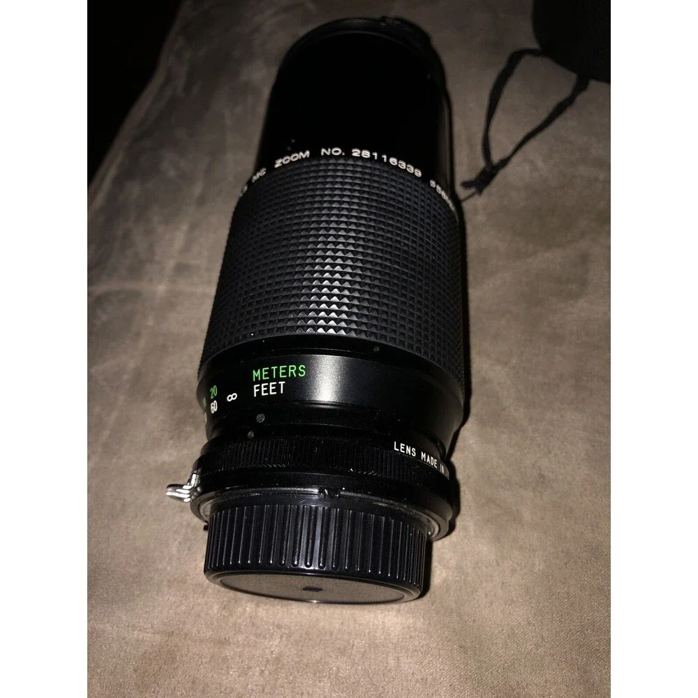 Vivitar 80-200 1:4.5 Auto Zoom Lens Complete With Case And Manual
